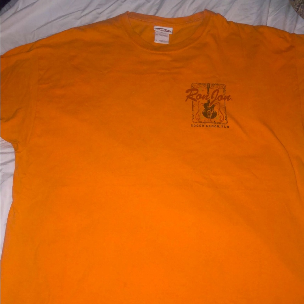 RON JON Cocoa Beach FL Guitar Tee Shirt